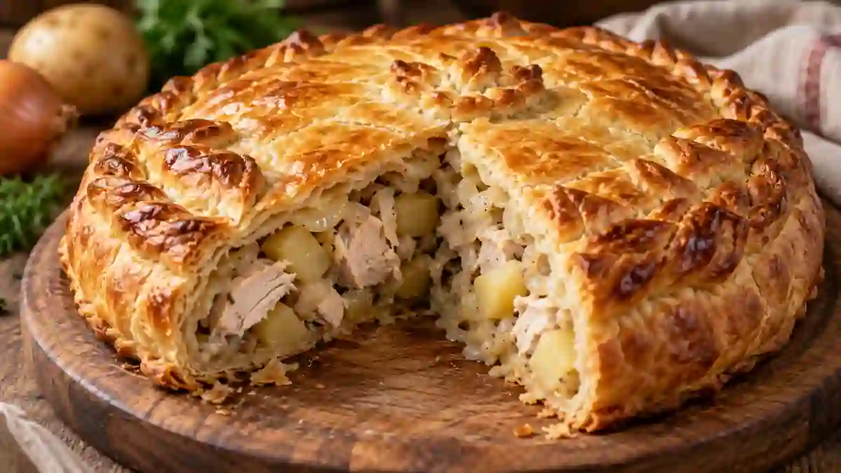 Курник по-домашнему — домашний рецепт, Русская