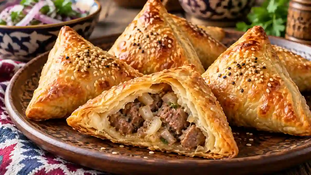 Самса с мясом — домашний рецепт, Узбекская